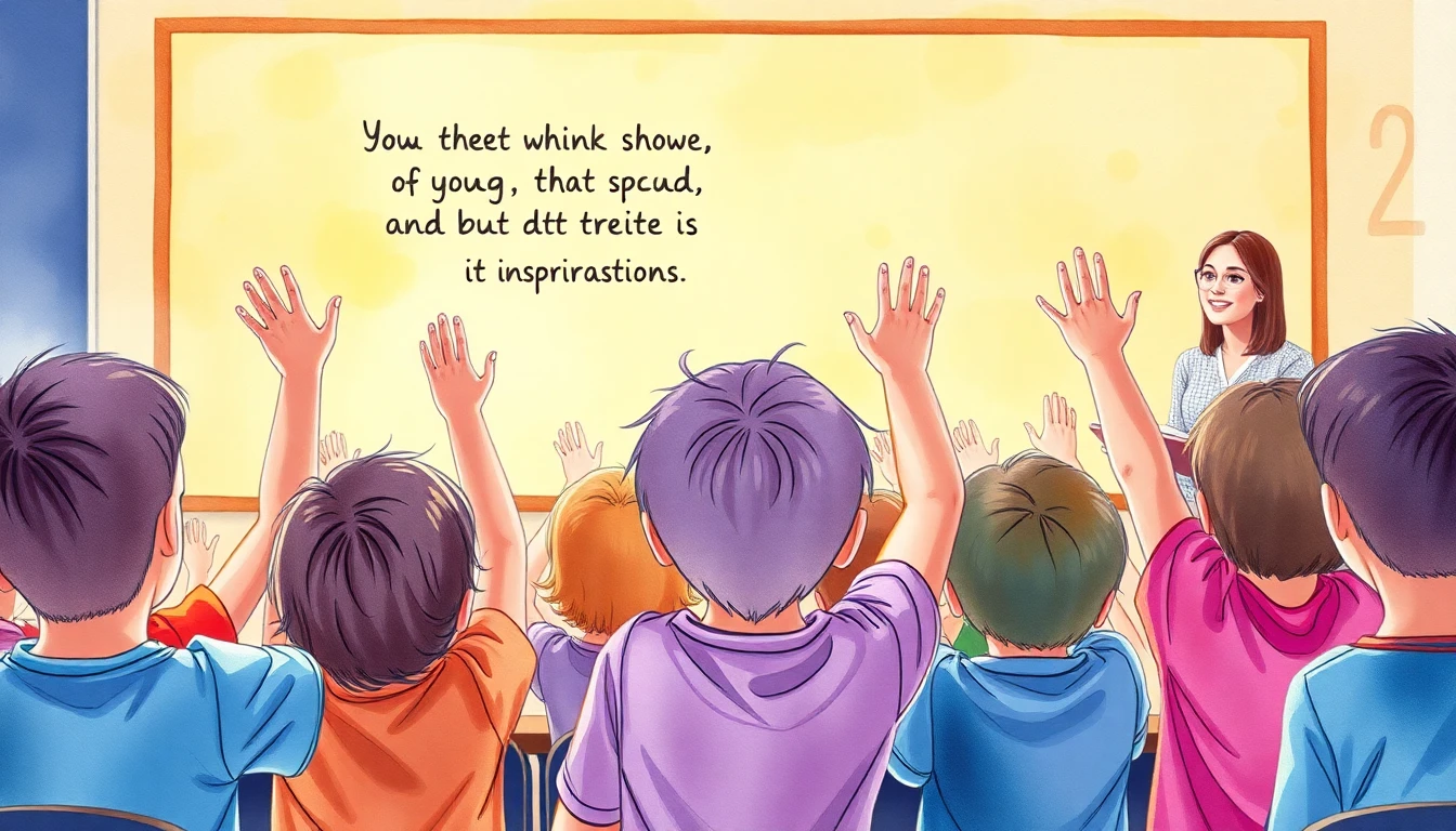 Children asking questions about quotes