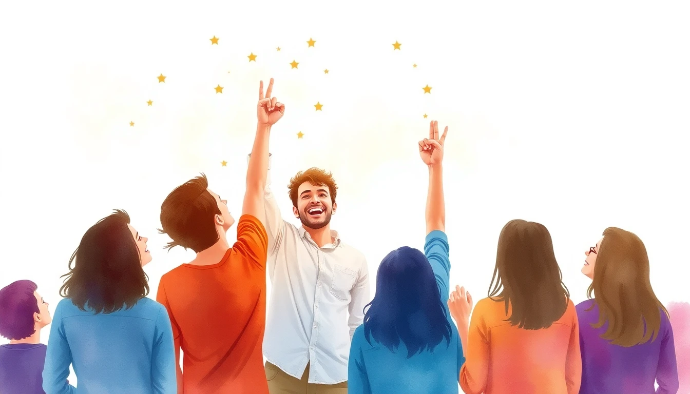 Celebrating the success of others.