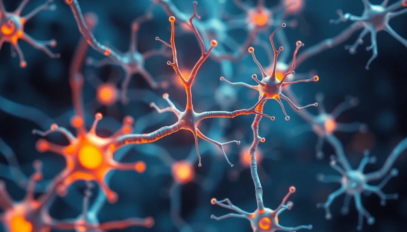 Neurons forming new connections
