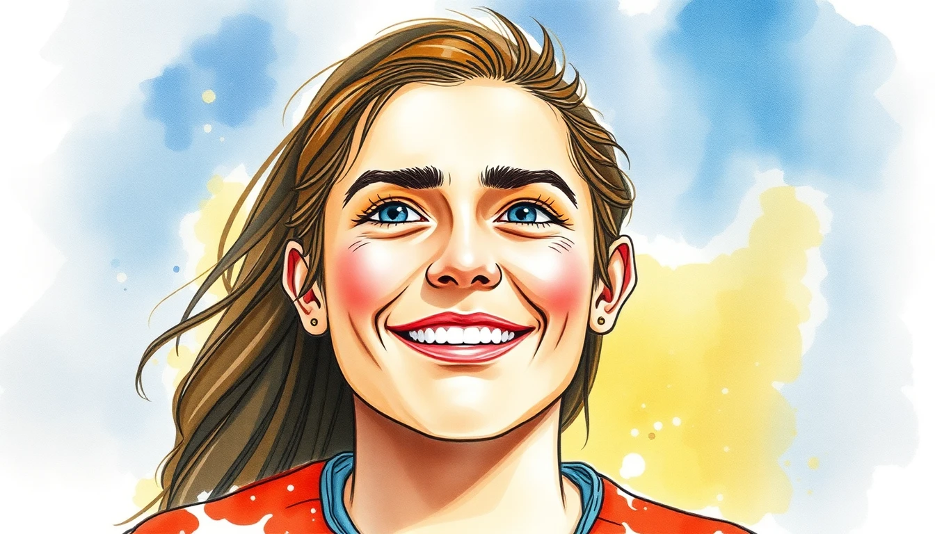 Person embracing a challenge.