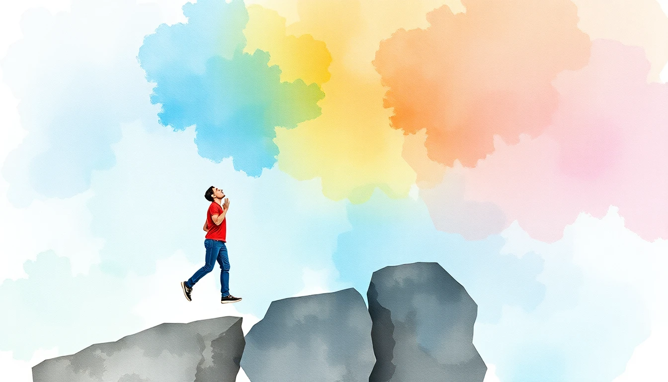 Person achieving goals with a growth mindset.