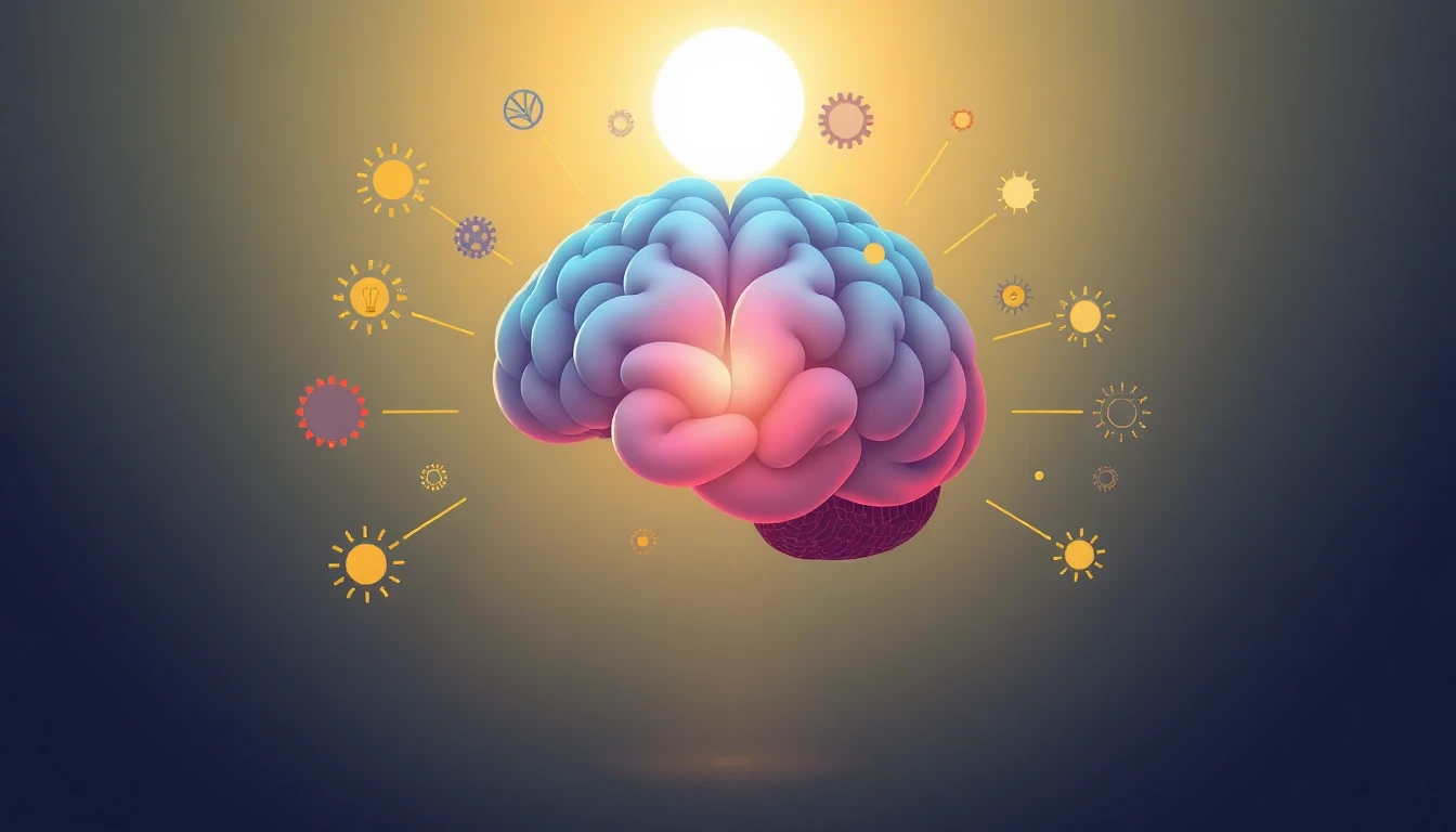 Brain being optimized with a morning mindset routine