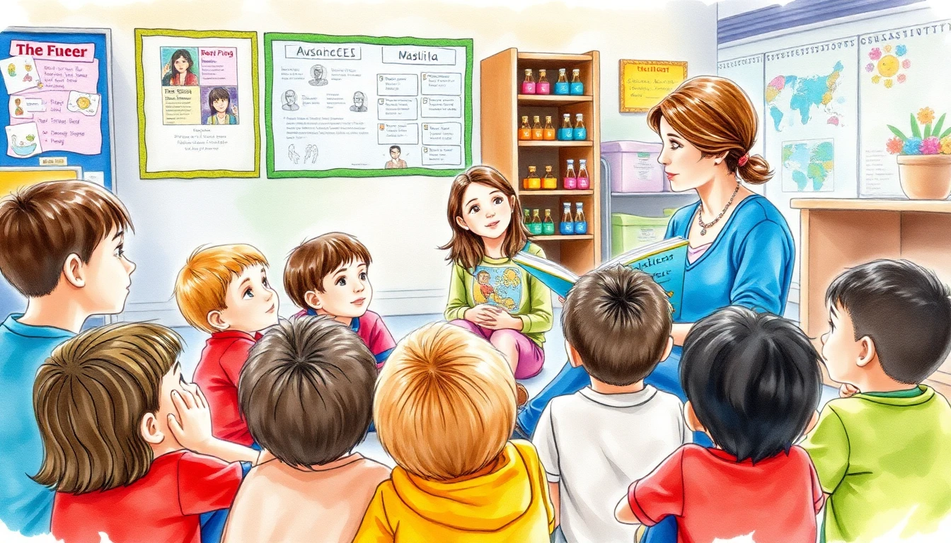 Children reading storybooks together