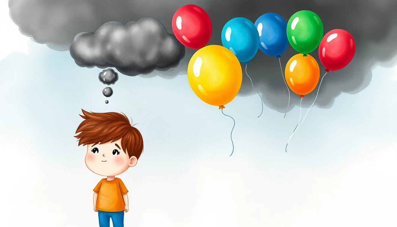 Child with negative thoughts