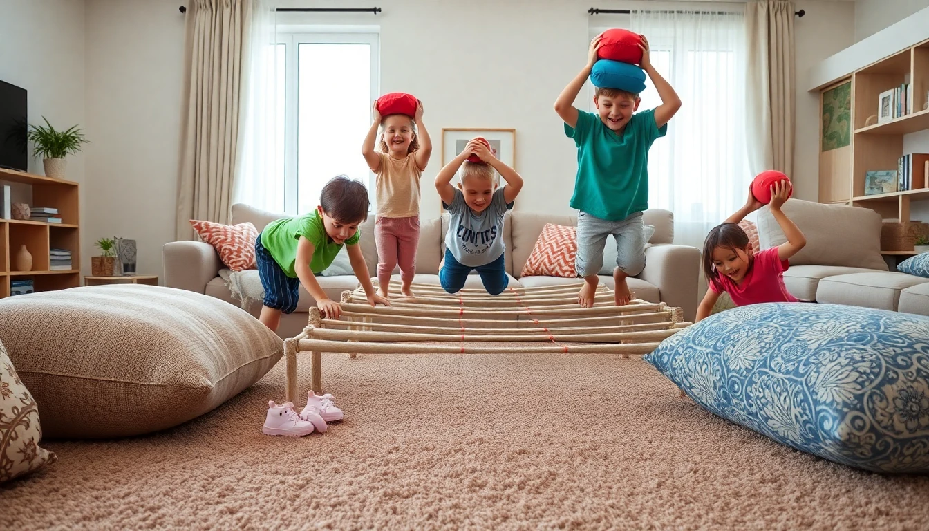 Home Obstacle Challenge for Kids