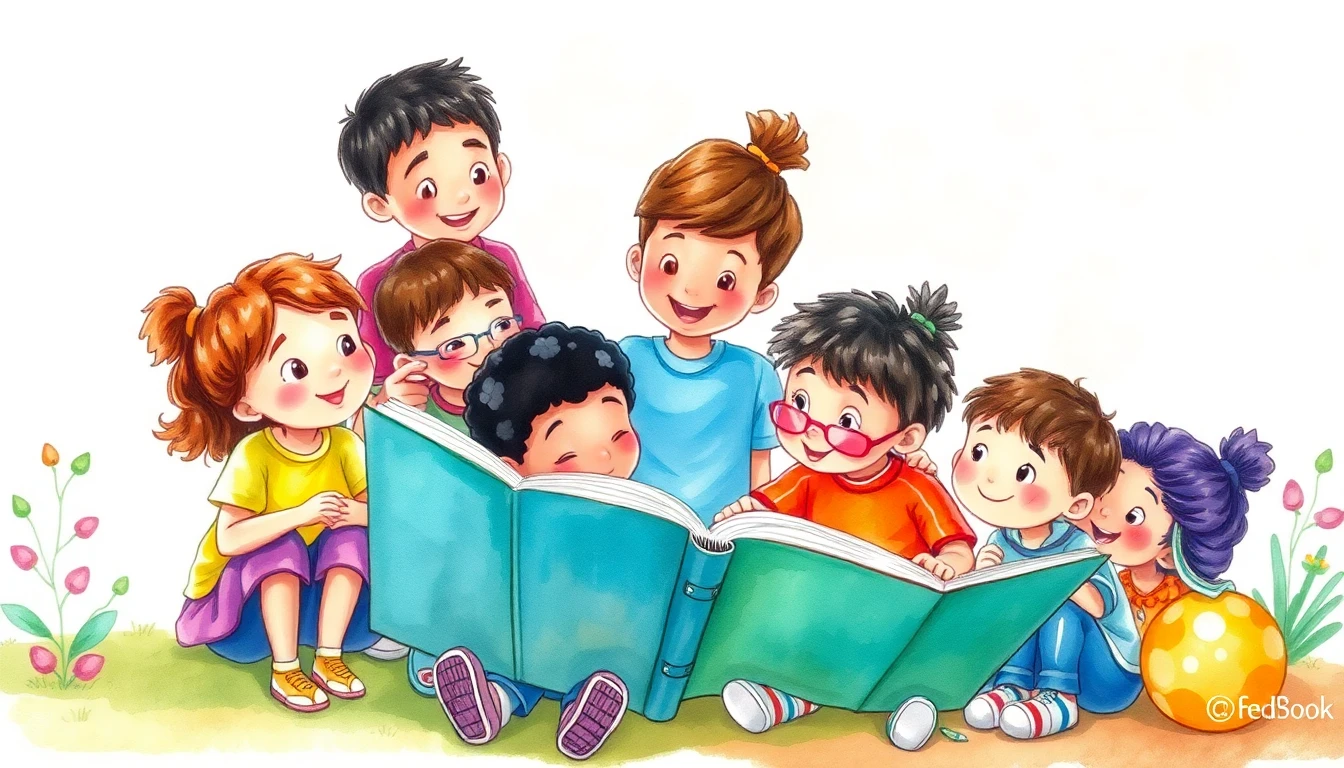 Children listening to stories